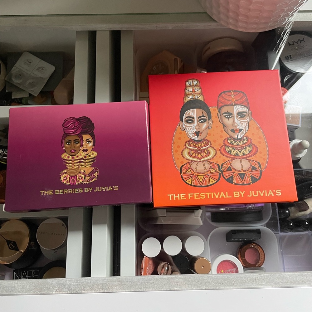The Berries and Festival makeup palette bundle by Juvias Place